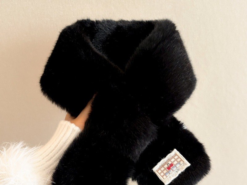Faux fur scarf