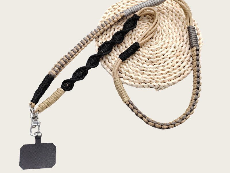 Braided phone lanyard