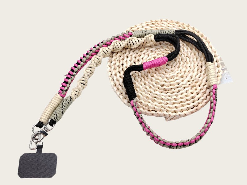 Braided phone lanyard