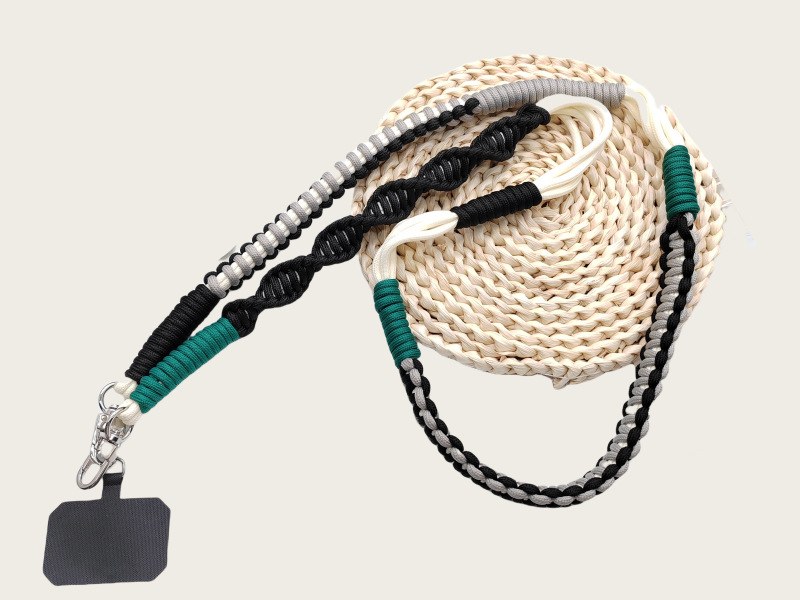 Braided phone lanyard