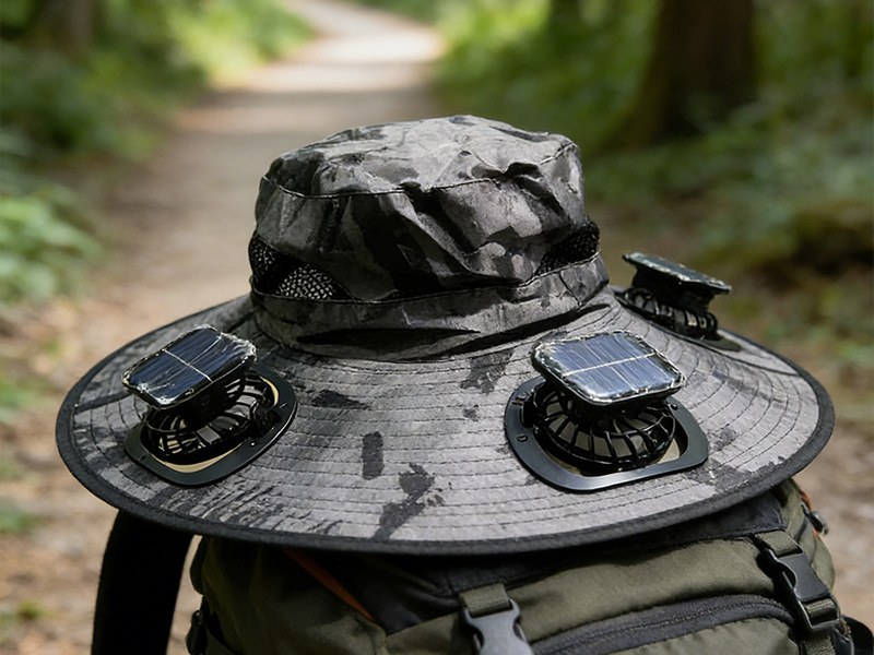 Sun hat with neck flap