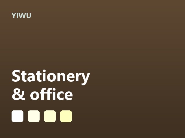 Stationery and office